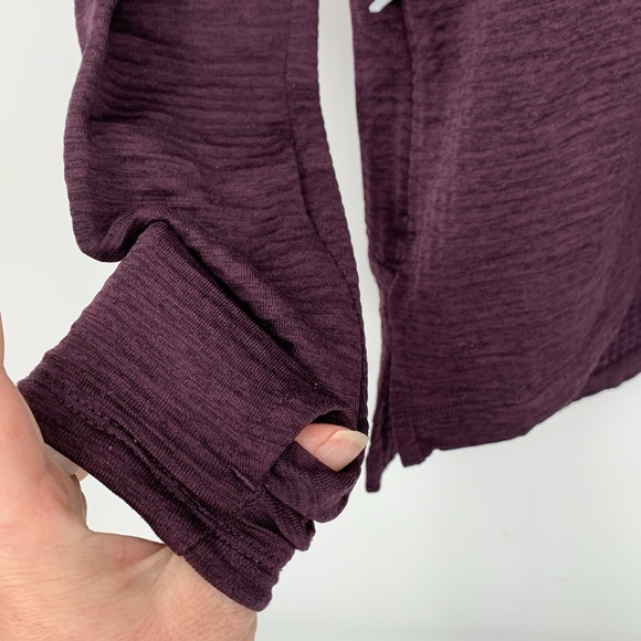 Nike Running dri-fit crewneck long sleeve knit shirt t-shirt purple men X-Small - Picture 3 of 7